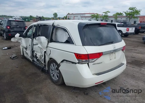 2015 Honda Odyssey Ex-L z USA, uszkodzony, nr VIN 5FNRL5H62FB119389